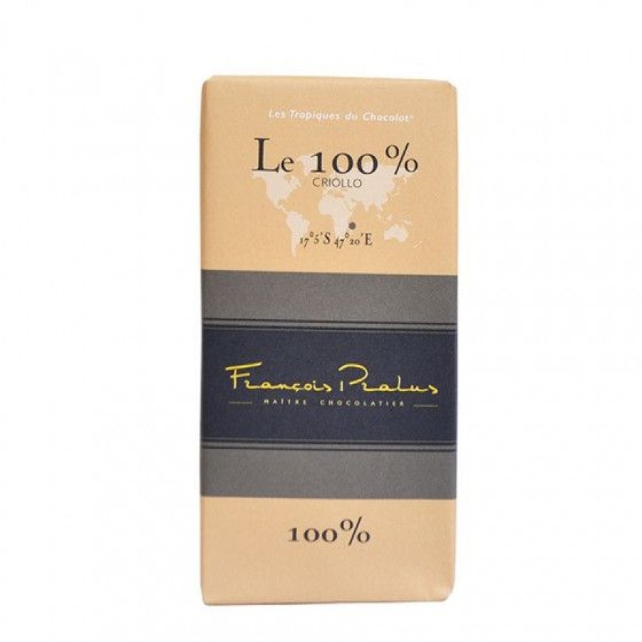 Epicerie Sucree Comptoi Rsrichard Chocolat | Tablette De Pate De Cacao Le 100% Noir Criollo 100G