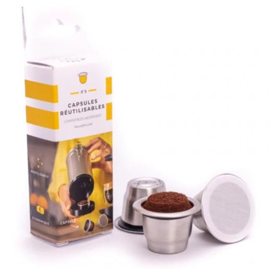 Machine Et Cafetiere Comptoi Rsrichard Accessoires Pour Machine | Capsules Reutilisables Compatibles Nespresso® Sans Opercule Caps Me X3