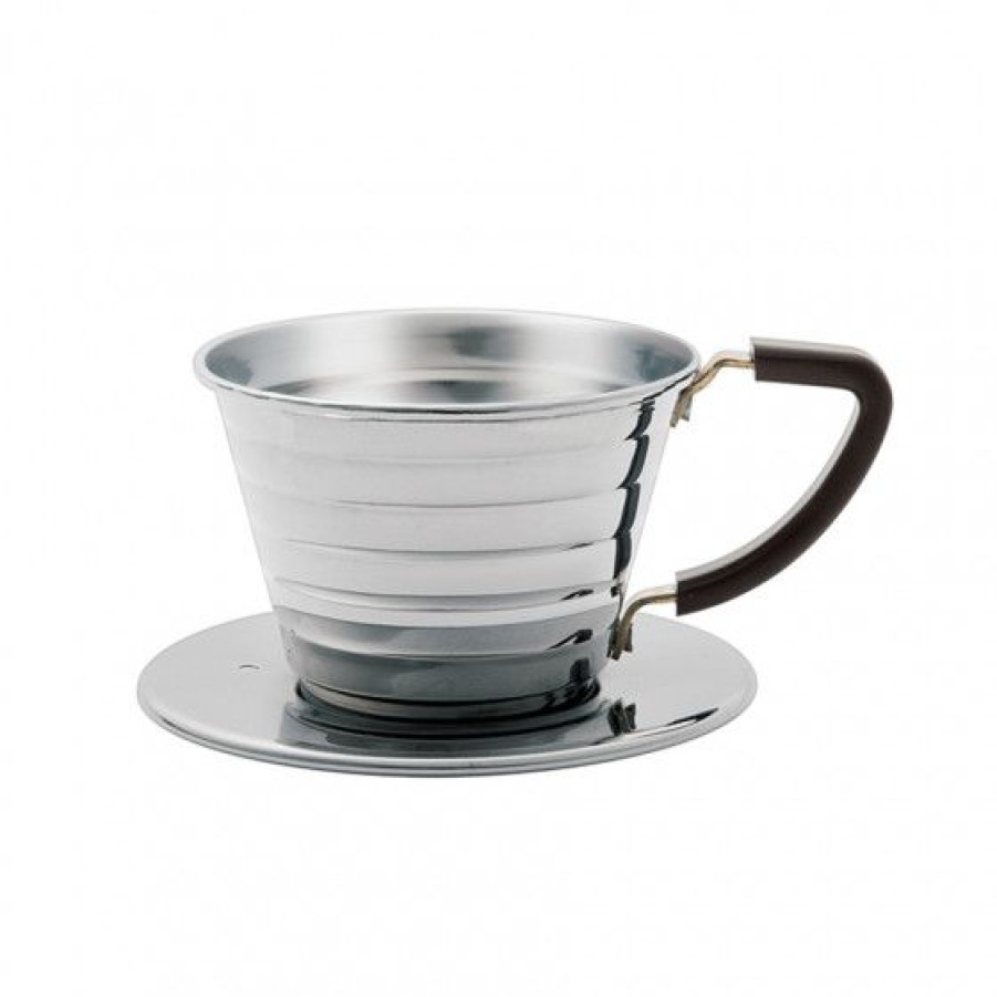 Machine Et Cafetiere Comptoi Rsrichard Cafetiere A Filtration Douce | Dripper Wave 185 1/4 Tasses En Metal Kalita