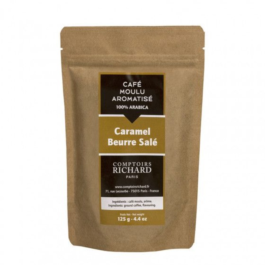 Cafe Comptoi Rsrichard Cafe Moulu | Cafe Moulu Moka Aromatise Au Caramel Beurre Sale 125G