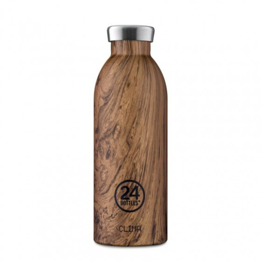 Accessoires Comptoi Rsrichard Bouteille Isotherme | Bouteille Isotherme Double Paroi Sequoia Wood 50Cl