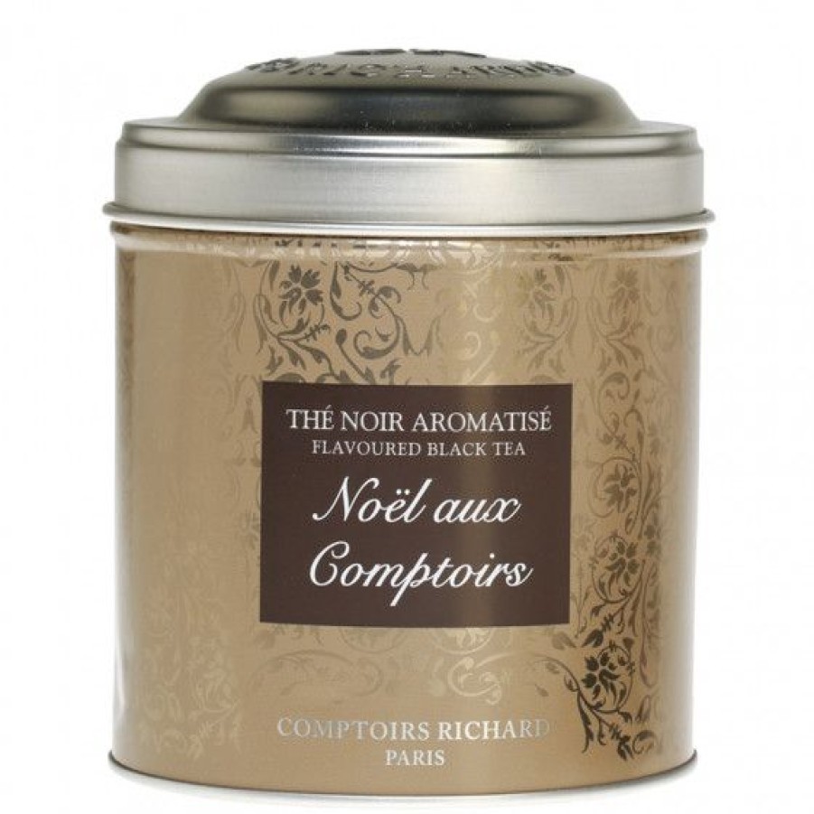 The Et Infusion Comptoi Rsrichard The Aromatise | The Noir Noel Aux Comptoirs Boite Metal Or 100G