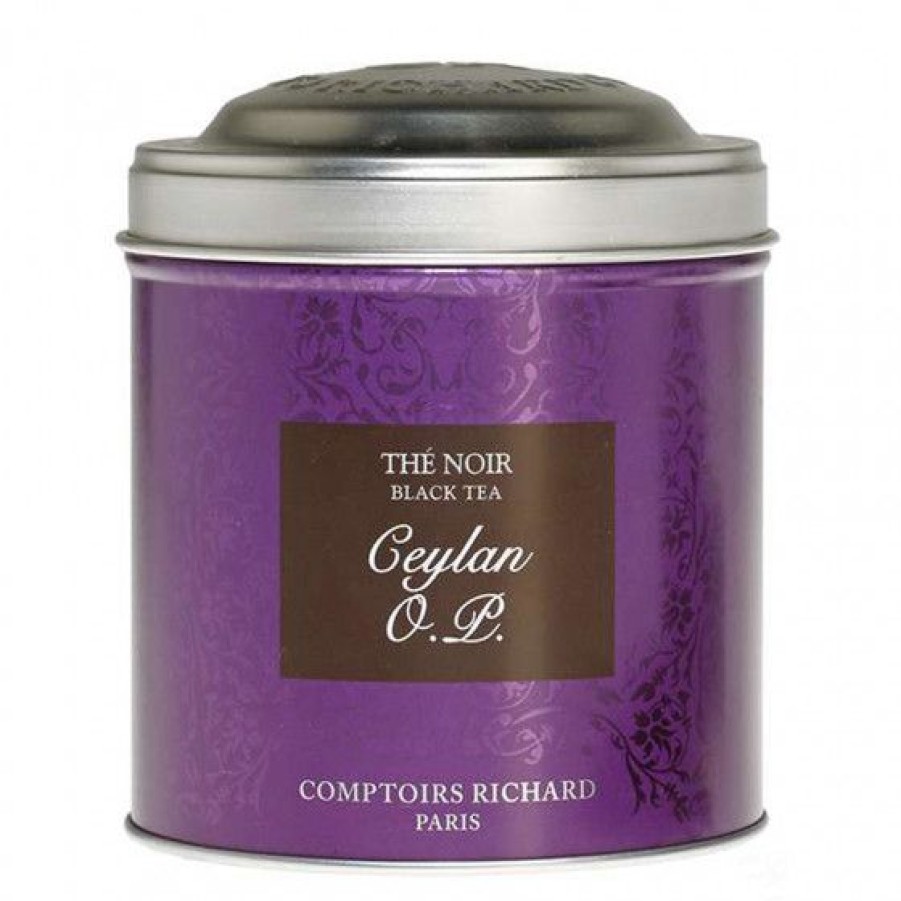 The Et Infusion Comptoi Rsrichard The Pure Origine | The Noir Ceylan Op Boite Metal Vrac 80G