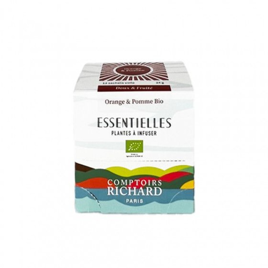 The Et Infusion Comptoi Rsrichard Rooibos Et Infusion | Infusion Essentielles Orange Et Pomme Bio 12 Sachets