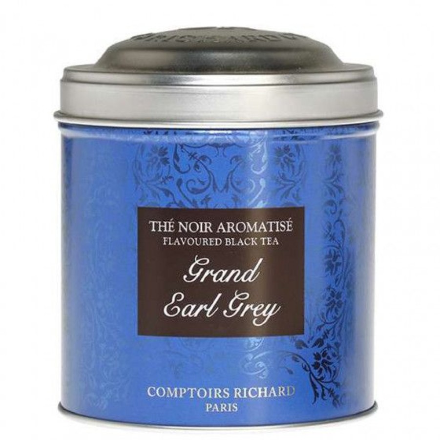 The Et Infusion Comptoi Rsrichard The Aromatise | The Noir Grand Earl Grey Boite Metal Vrac 100G