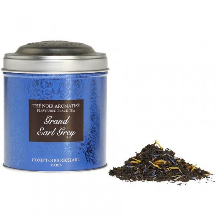 The Et Infusion Comptoi Rsrichard The Aromatise | The Noir Grand Earl Grey Boite Metal Vrac 100G