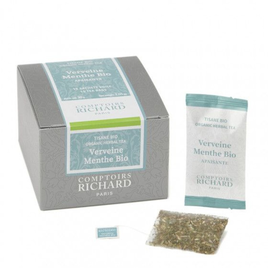 The Et Infusion Comptoi Rsrichard Rooibos Et Infusion | Tisane Verveine Menthe Bio Sachets Voile X15