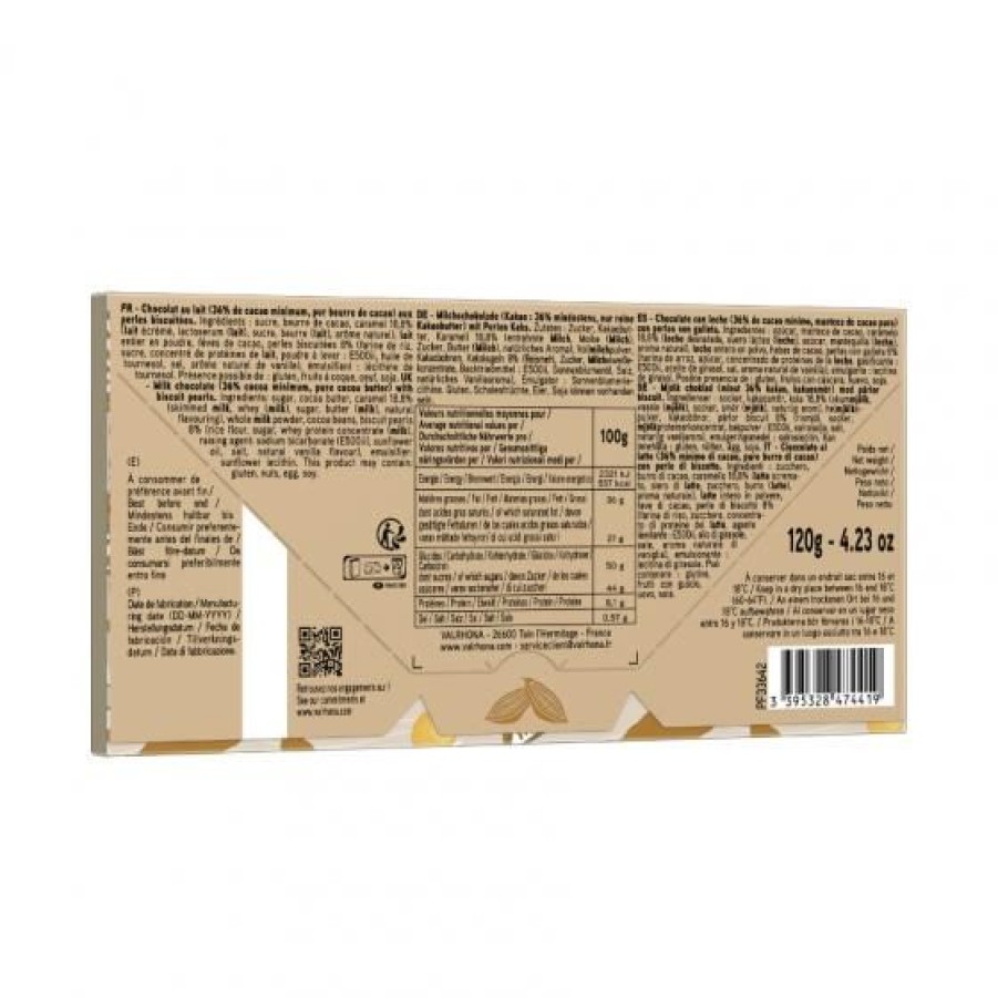 Epicerie Sucree Comptoi Rsrichard Chocolat | Tablette De Chocolat Lait 36% Caramelia Perles Craquantes 120G