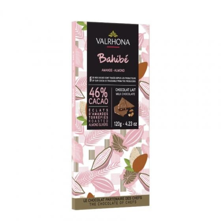 Epicerie Sucree Comptoi Rsrichard Chocolat | Tablette De Chocolat Lait 46% Bahibe Amande 120G