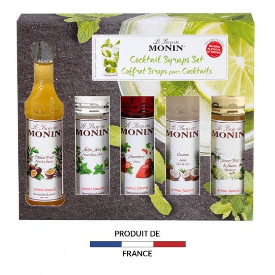 Epicerie Sucree Comptoi Rsrichard Sirop Et Sucre | Coffret De 5 Mini Sirops Cocktail 5Cl