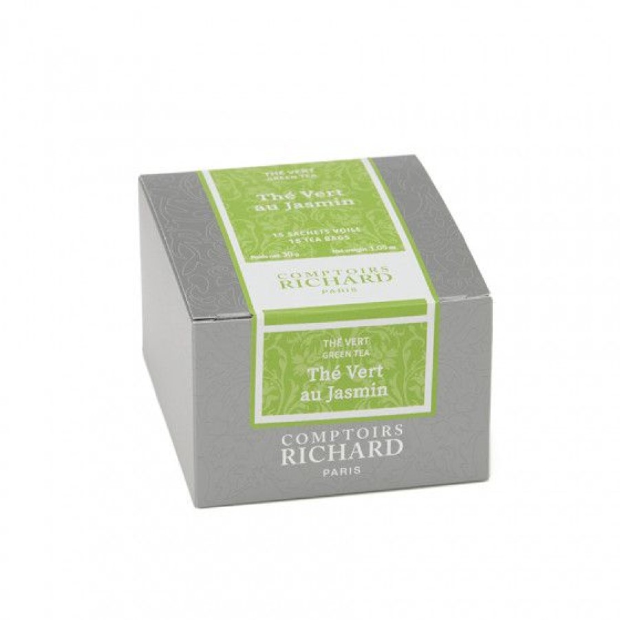 The Et Infusion Comptoi Rsrichard The Pure Origine | The Vert Au Jasmin Sachets Voile X15