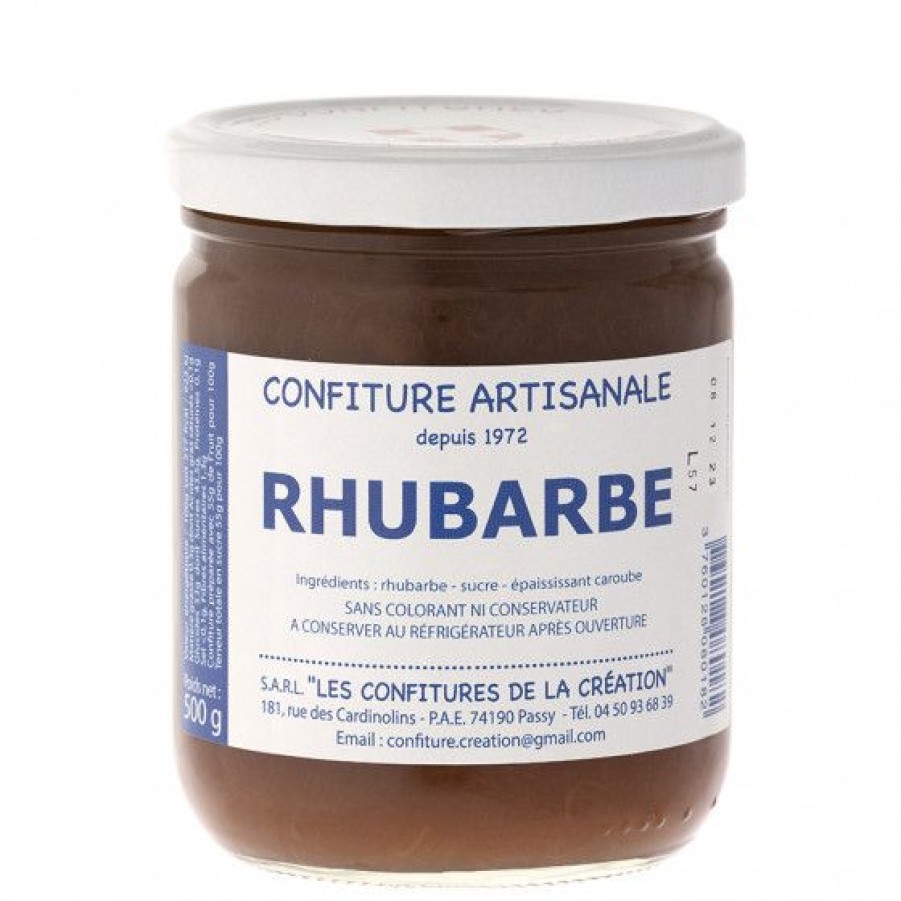 Epicerie Sucree Comptoi Rsrichard Confiture Et Pate A Tartiner | Confiture Rhubarbe Les Confitures De La Creation 500G