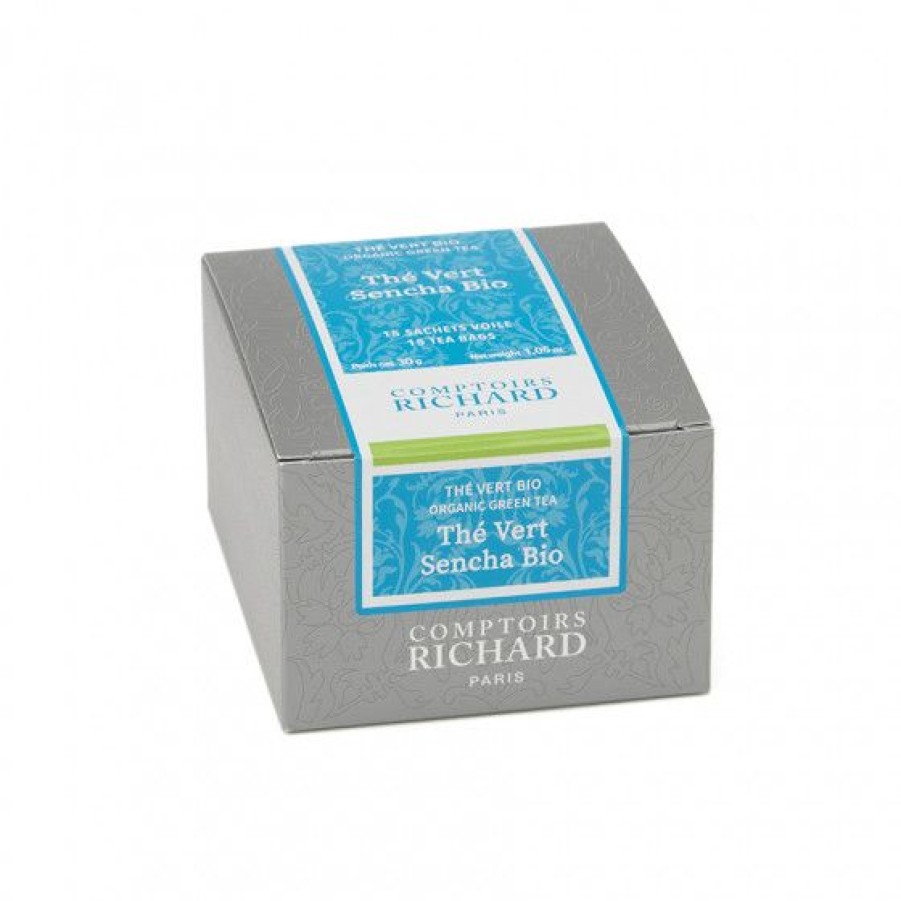 The Et Infusion Comptoi Rsrichard The Pure Origine | The Vert De Chine Sencha Bio Sachets Voile X15