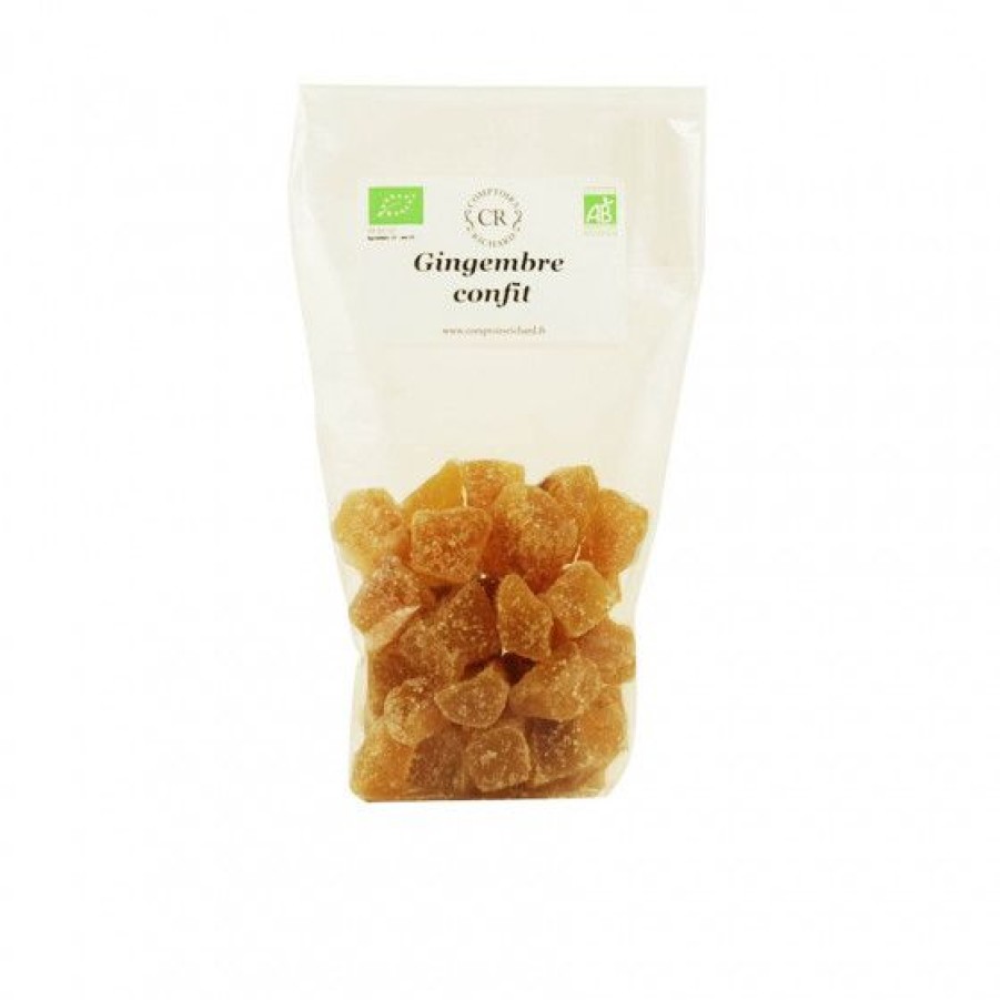 Epicerie Sucree Comptoi Rsrichard Biscuit Et Specialite | Sachet Garni De Gingembre Confit Bio 140G