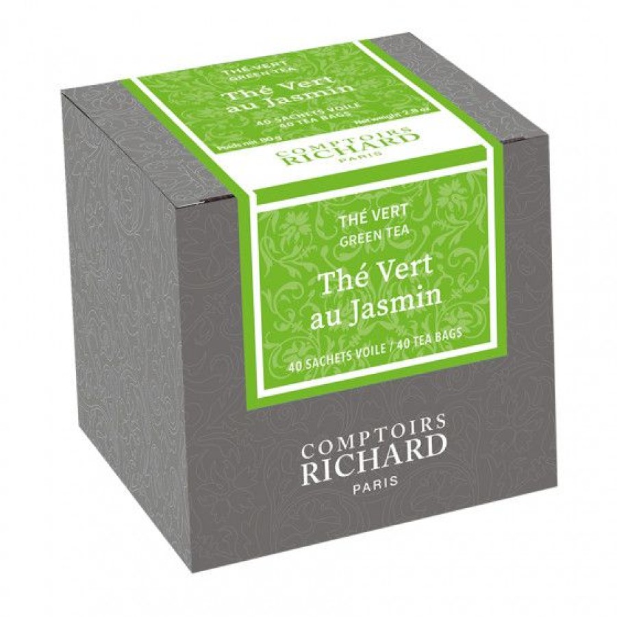 The Et Infusion Comptoi Rsrichard The Pure Origine | The Vert Au Jasmin Sachets Voile X40