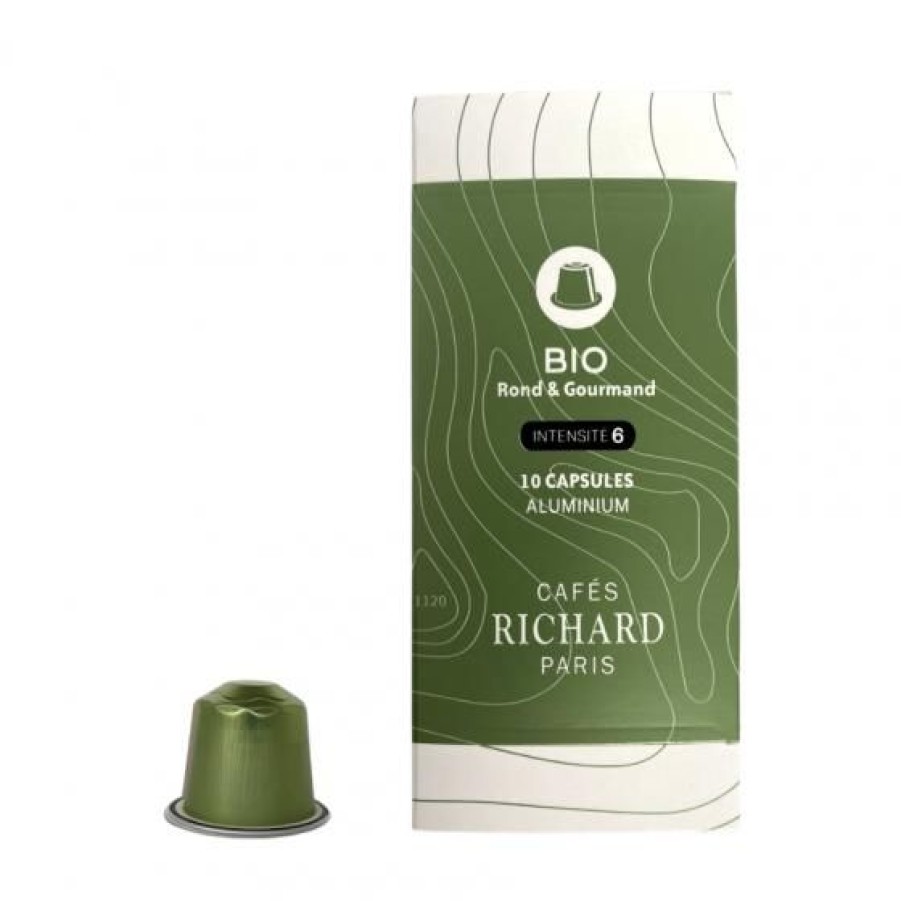 Cafe Comptoi Rsrichard Capsules Compatibles Nespresso® | Cafe Expresso Bio Capsules Compatibles Nespresso® X10