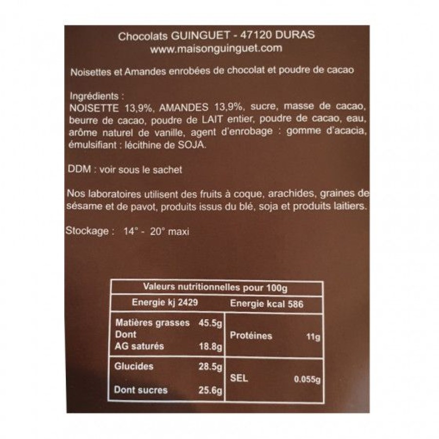 Epicerie Sucree Comptoi Rsrichard Chocolat | Etui Cacaotines Noisettes Amandes Chocolat 150G