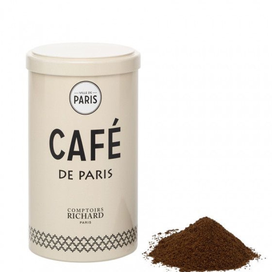 Cafe Comptoi Rsrichard Cafe Moulu | Boite A Cafe Garnie Du Cafe Champs Elysees Ville De Paris 250G