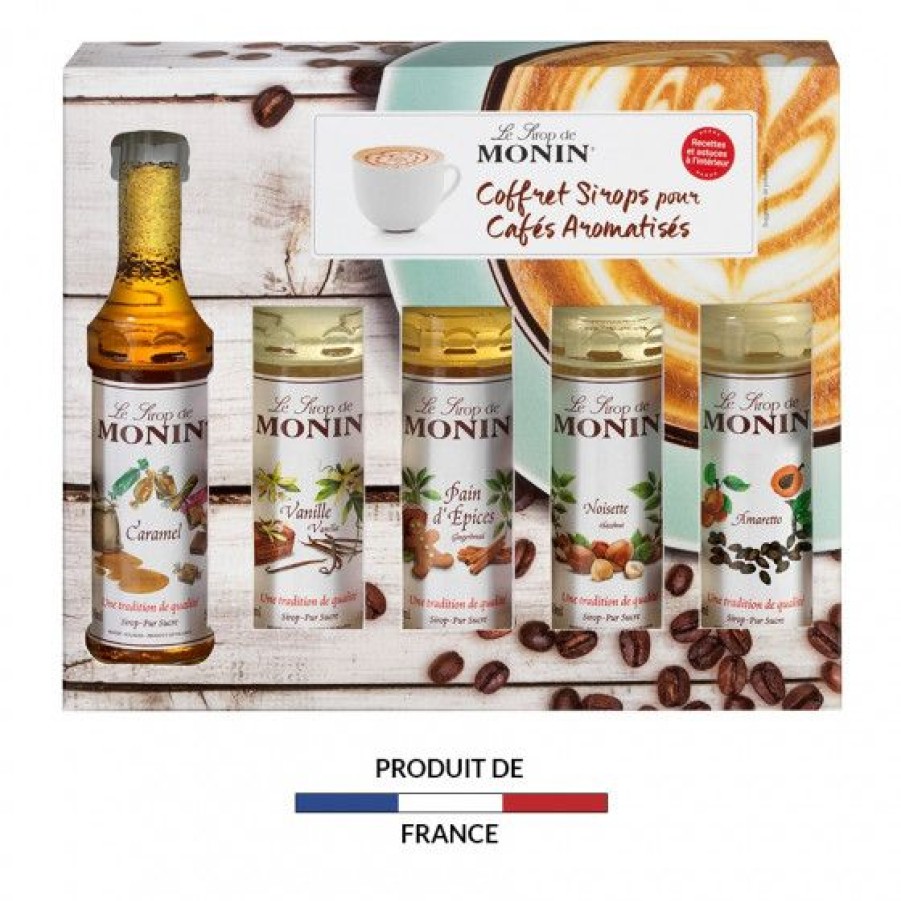 Epicerie Sucree Comptoi Rsrichard Sirop Et Sucre | Coffret De 5 Mini Sirops Cafe 5X5Cl