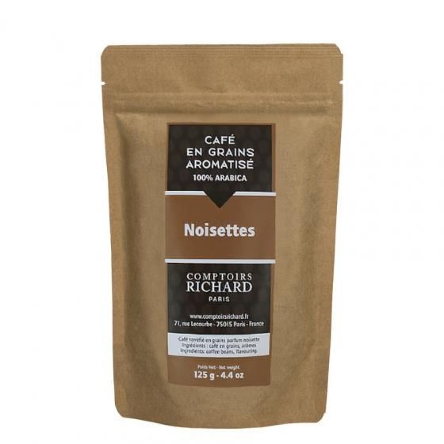 Cafe Comptoi Rsrichard Assemblage Signature | Cafe En Grain Moka Aromatise Aux Noisettes 125G