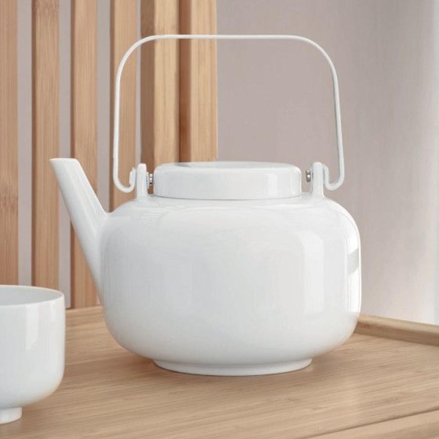 Accessoires Comptoi Rsrichard Theiere | Theiere En Porcelaine Blanche 1L