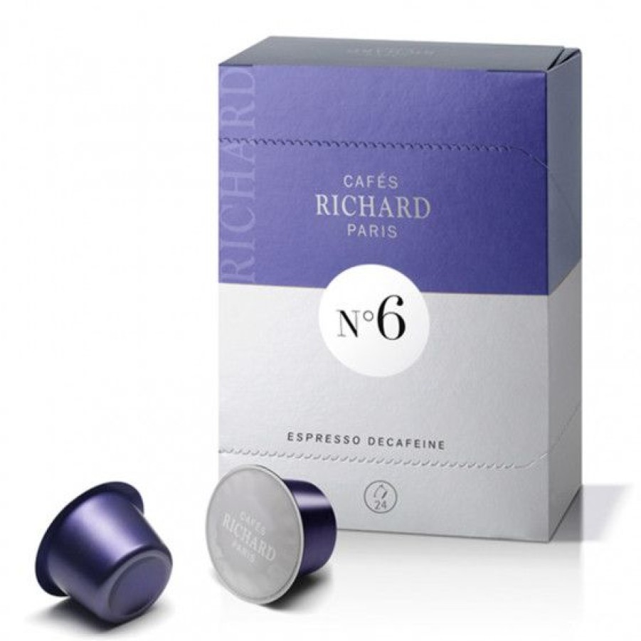 Cafe Comptoi Rsrichard Capsules Ventura | Cafe Expresso Decafeine Capsules Premium N°6 Pour Machine Ventura Richard X24