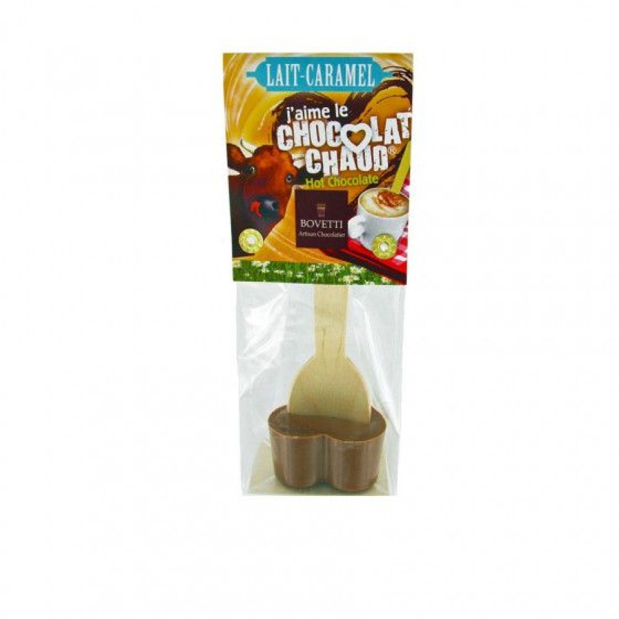 Epicerie Sucree Comptoi Rsrichard Chocolat | Cuillere "J'Aime Le Chocolat Chaud Chocolat Lait Caramel" 35G