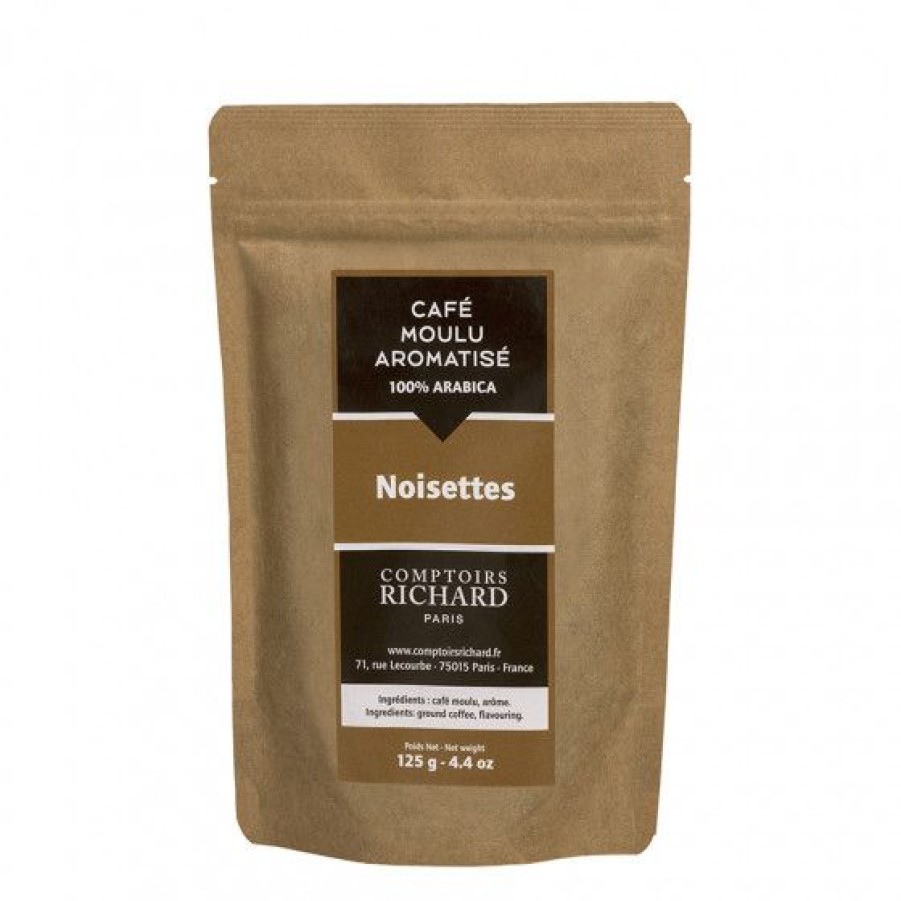 Cafe Comptoi Rsrichard Cafe Moulu | Cafe Moulu Moka Aromatise Aux Noisettes 125G