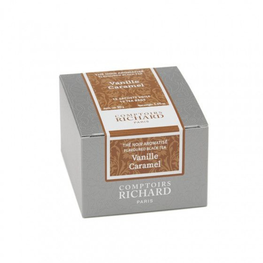 The Et Infusion Comptoi Rsrichard The Aromatise | The Noir Vanille Caramel Sachets Voile X15