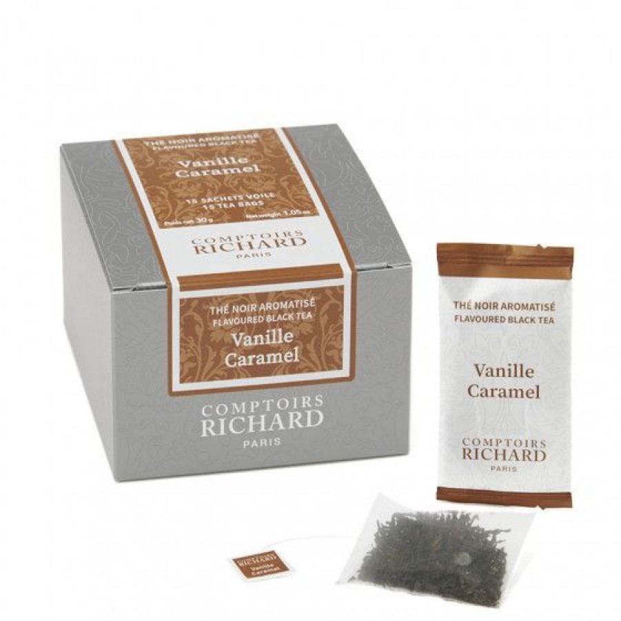 The Et Infusion Comptoi Rsrichard The Aromatise | The Noir Vanille Caramel Sachets Voile X15