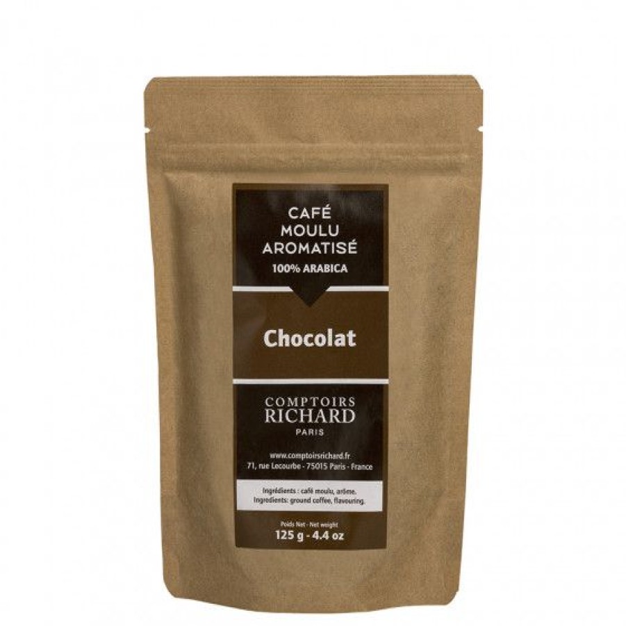 Cafe Comptoi Rsrichard Cafe Moulu | Cafe Moulu Moka Aromatise Au Chocolat 125G