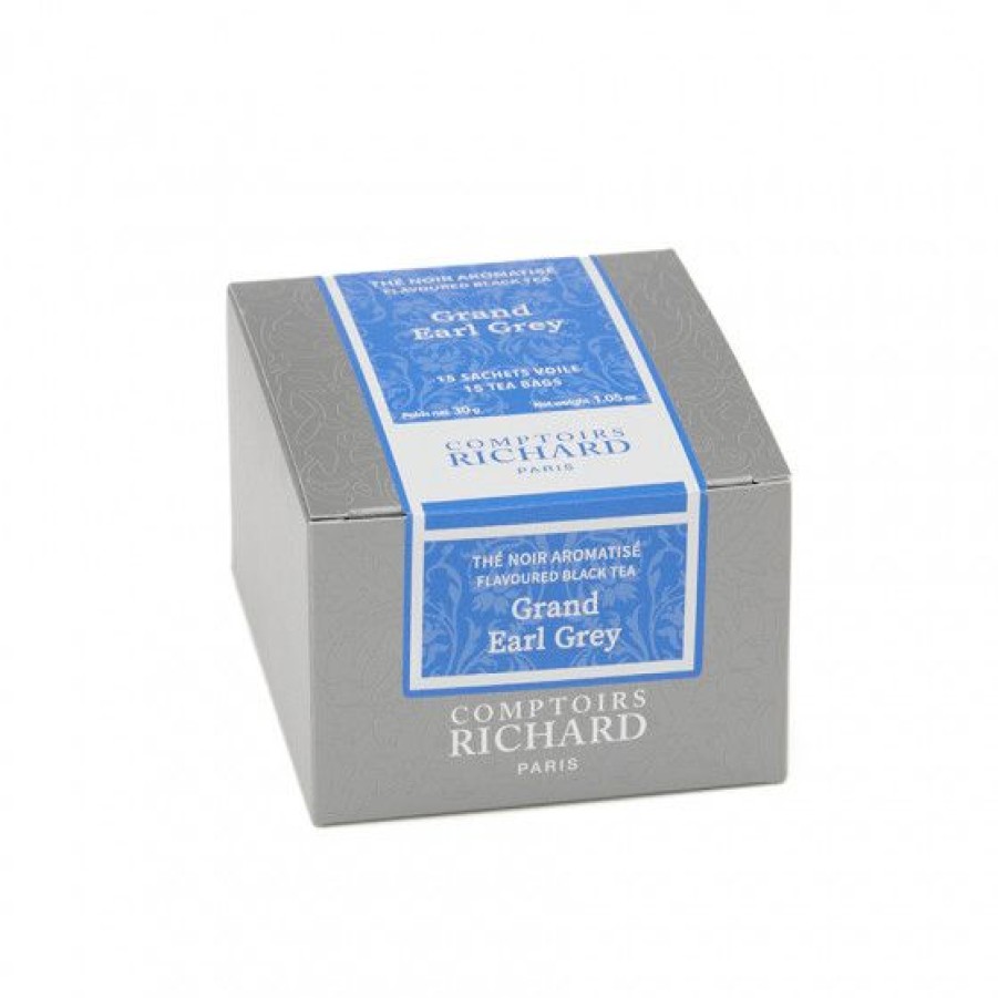 The Et Infusion Comptoi Rsrichard The Aromatise | The Noir Grand Earl Grey Sachets Voile X15