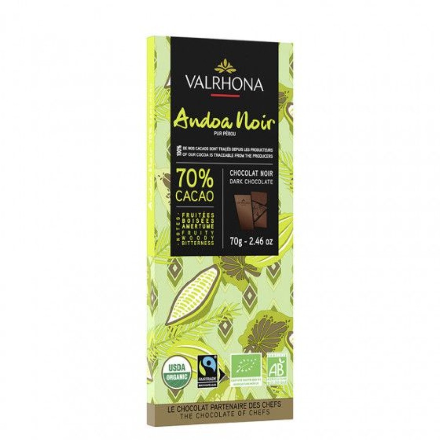 Epicerie Sucree Comptoi Rsrichard Chocolat | Tablette De Chocolat Noir 70% Andoa Bio 70G