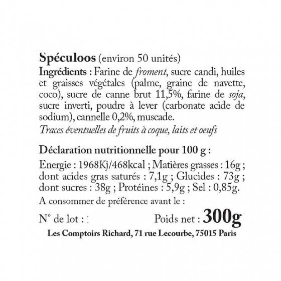 Epicerie Sucree Comptoi Rsrichard Bord De Tasse | Sachet Garni De Speculoos 300G