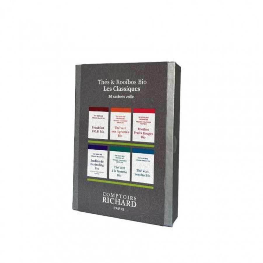 The Et Infusion Comptoi Rsrichard Coffret The | Coffret Thes Et Rooibos Bio Sachets Voile Les Classiques X36