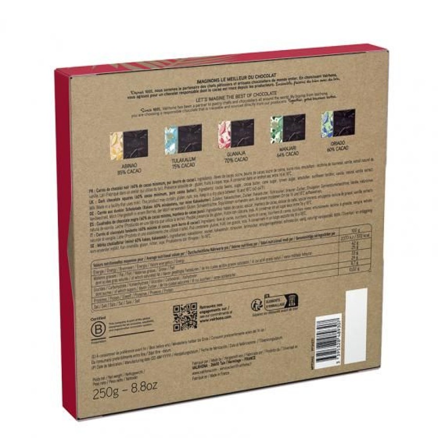 Epicerie Sucree Comptoi Rsrichard Coffret Et Offre Decouverte | Coffret 50 Carres Chocolat Noir "Les Intenses" 250G