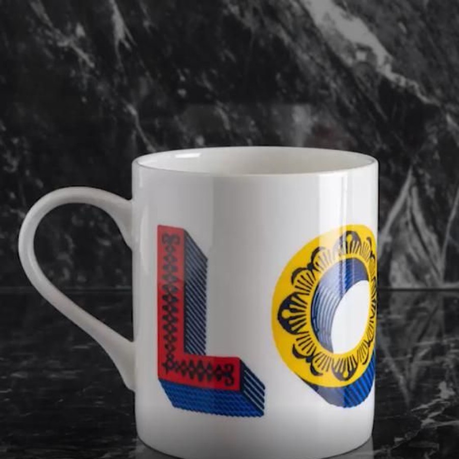 Accessoires Comptoi Rsrichard Mug Et Tasse | Mug Love En Porcelaine 40Cl