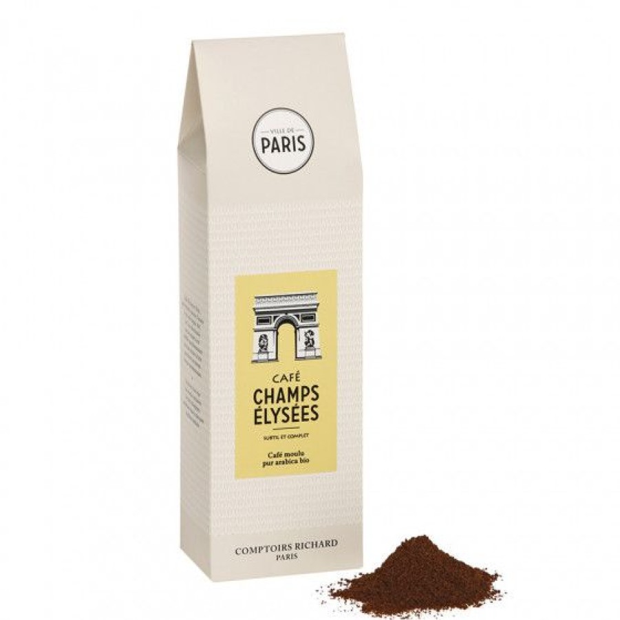 Cafe Comptoi Rsrichard Cafe Moulu | Cafe Bio Moulu Champs Elysees Etui 250G