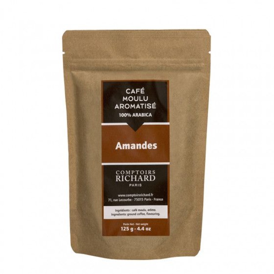 Cafe Comptoi Rsrichard Cafe Moulu | Cafe Moulu Moka Aromatise Aux Amandes 125G